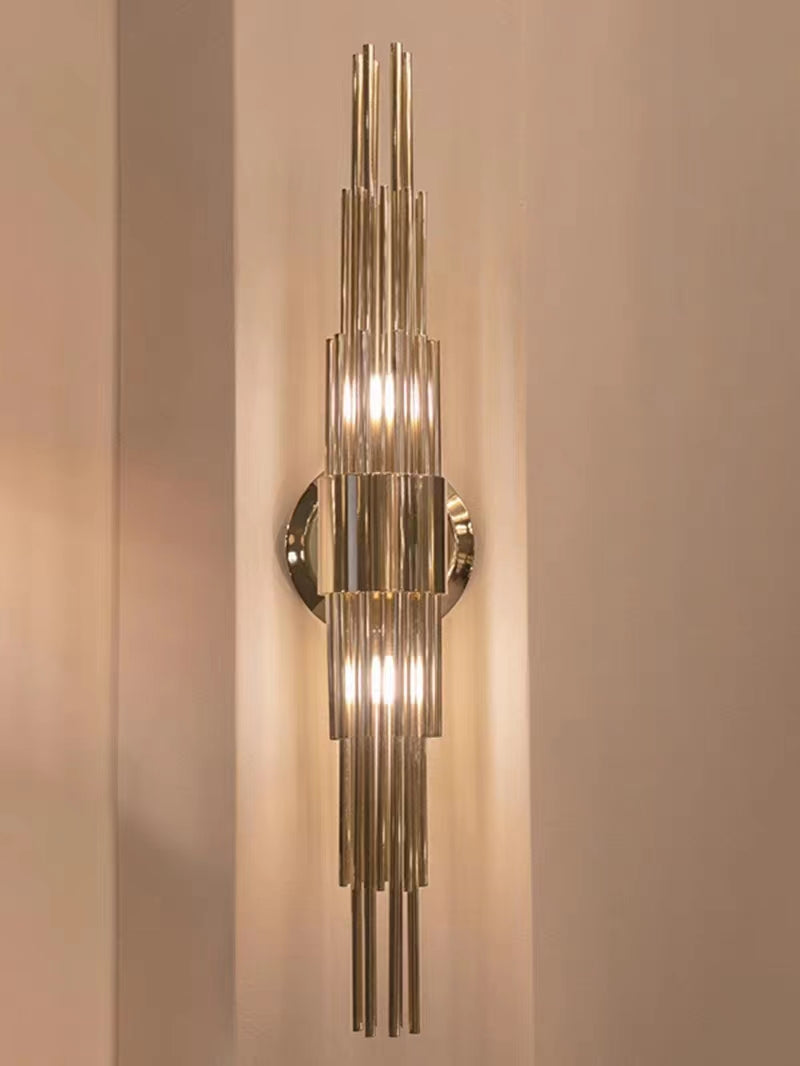 Gold Crystal Wall Lamp