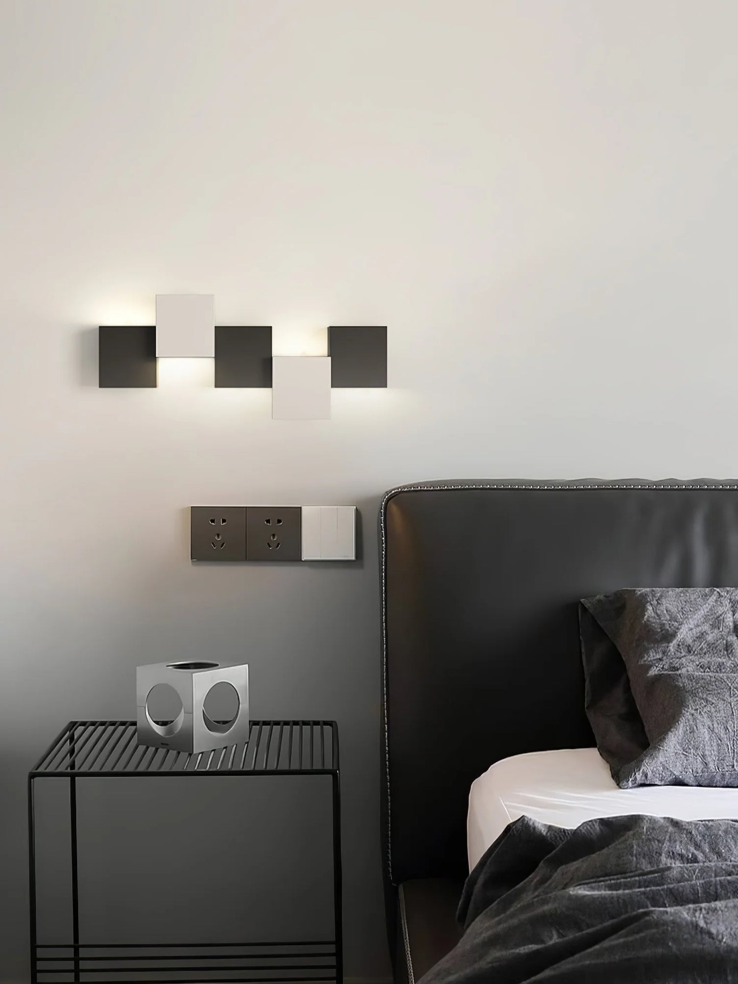 Black And White Piano Key Wall Lamp