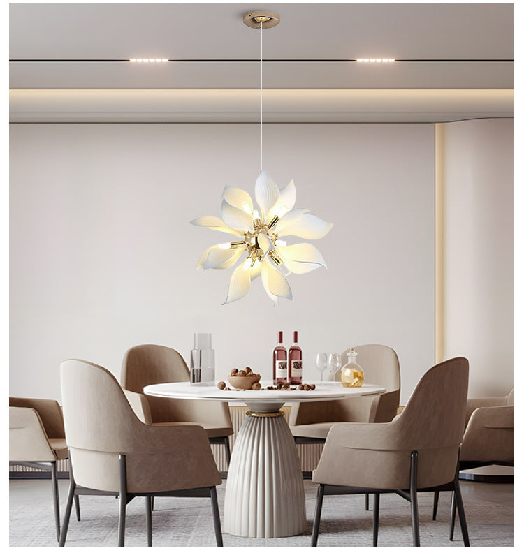 Mila Ceramic Petal Chandelier