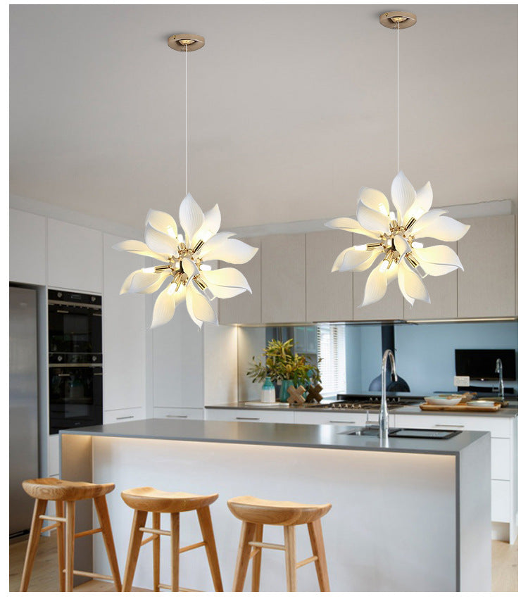 Mila Ceramic Petal Chandelier