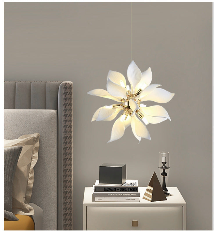 Mila Ceramic Petal Chandelier