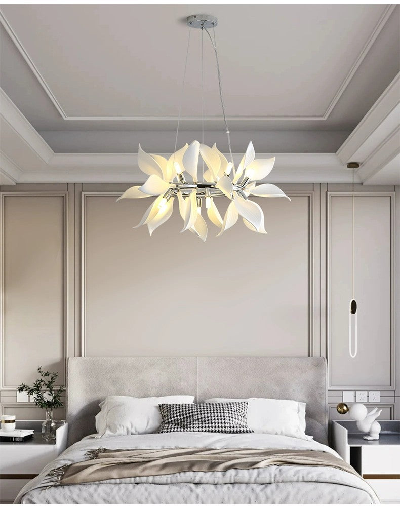 Mila Ceramic Petal Chandelier