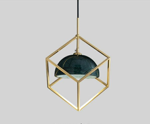 Bronze Marble Pendant Lamp