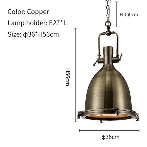 Industrial nautical deals pendant light