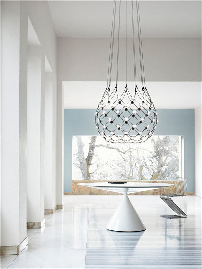 Mesh LED Suspension & LED Ceiling Flush Mount