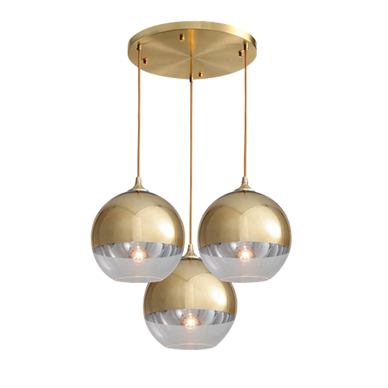 Sculptural glass online globe pendant