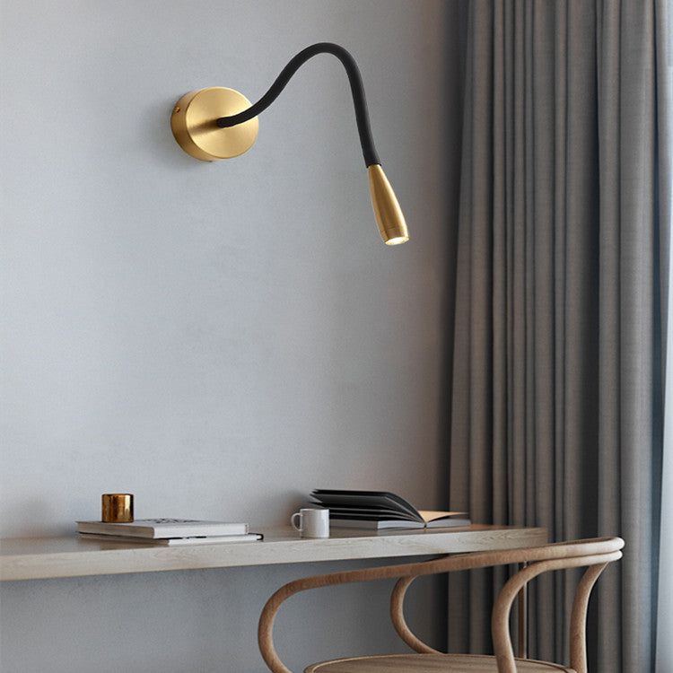 Gooseneck Hose Wall Light