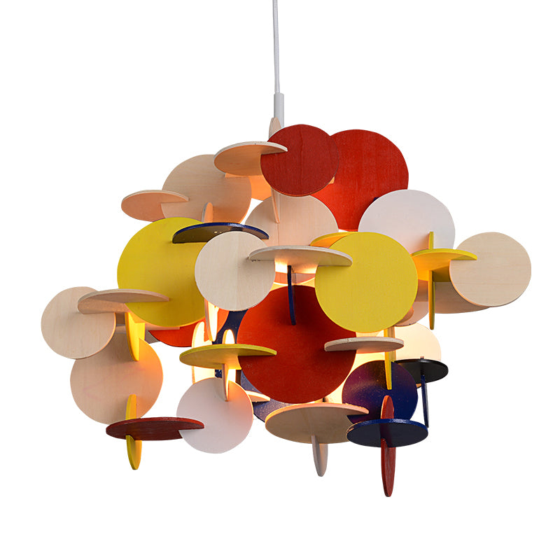 Bau Wooden Chandelier Lamp