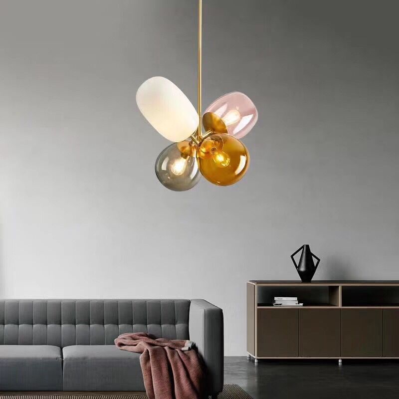 West elm modern 2025 balloon glass chandelier